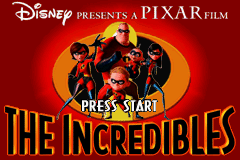 The Incredibles Title Screen